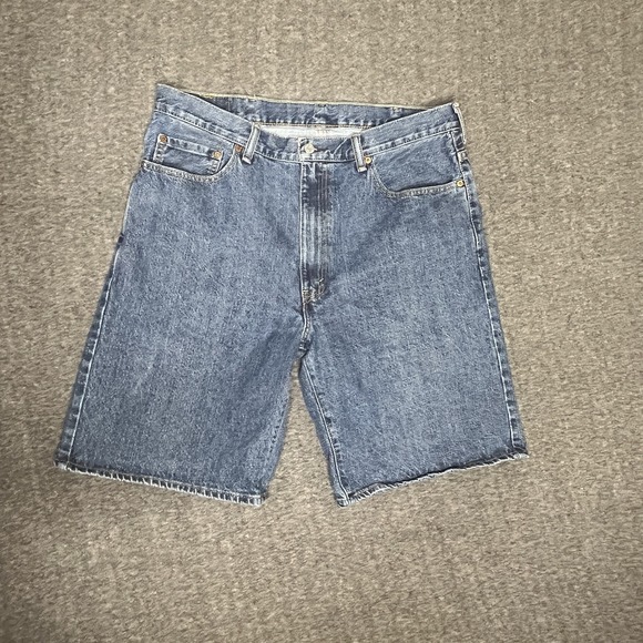 Levi's Other - Levis 550 Jean‎ Shorts Mens 38 Jorts Blue Denim Y2K Dad Skater Relax Fit Casual